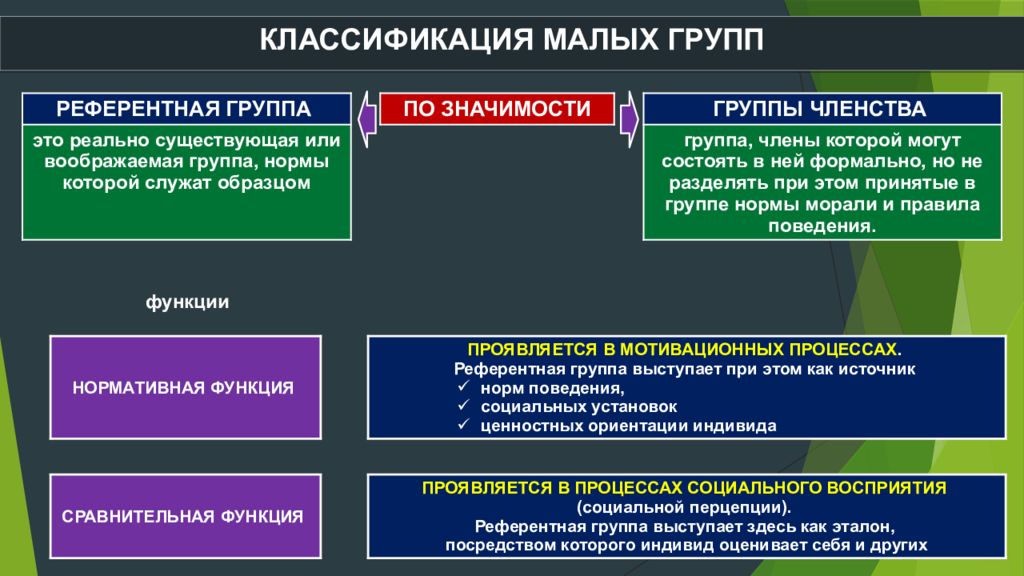 Реально существующая или воображаемая группа нормы которой служат образцом