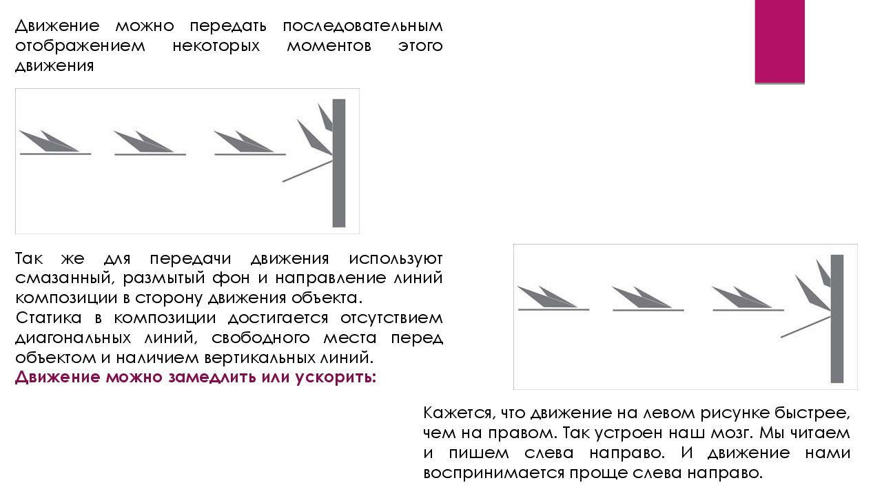 Движение используется. Движение объекта в композиции. Линии для передачи движения. Композиция движение слева направо. Направляющие линии для презентации.