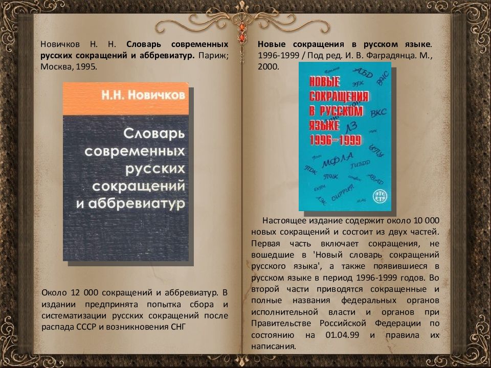 Нова словарь. Словарь сокращений современного русского языка. Словарь сокращений и аббревиатур. Новичков н. н. словарь современных русских сокращений и аббревиатур. История словарей.