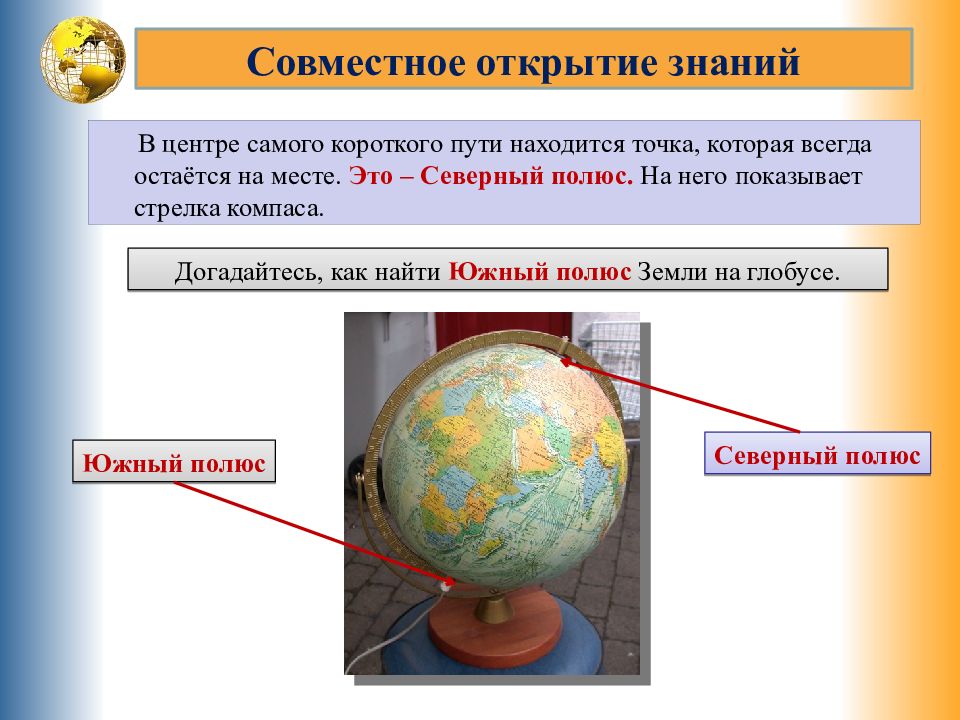 Презентация глобус модель земли