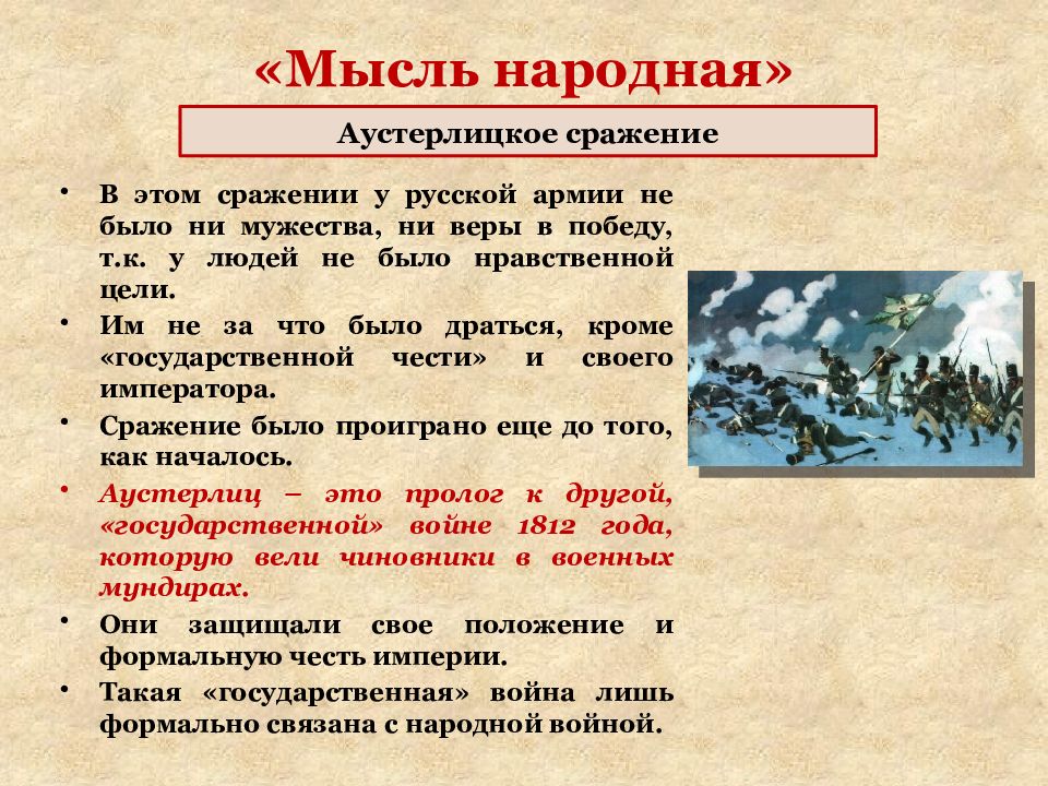 Народная война в романе война и мир презентация 10 класс