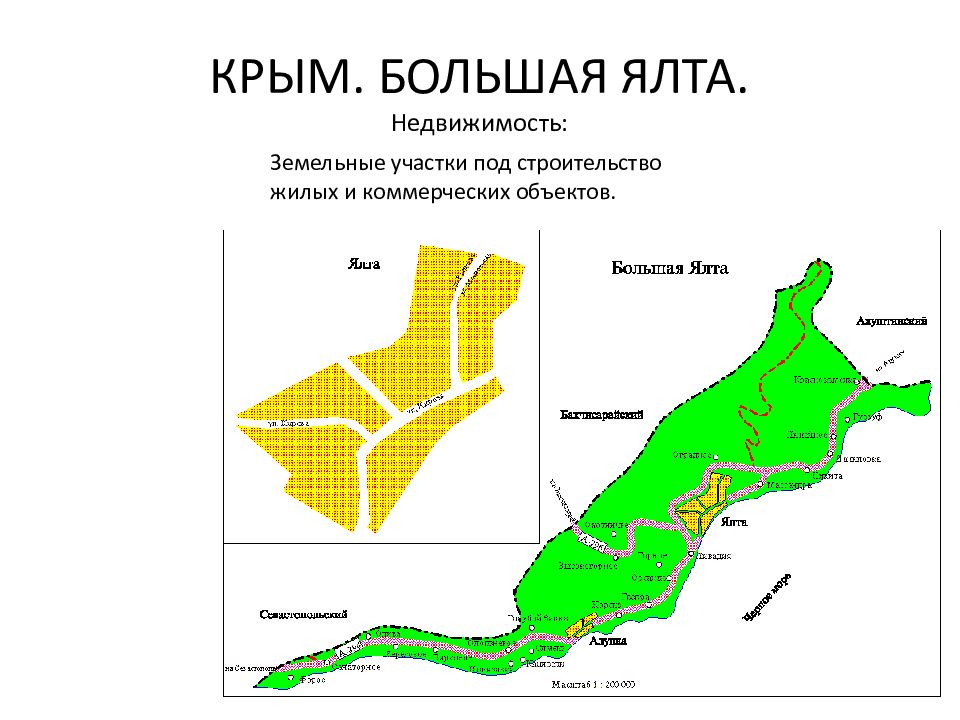 КРЫМ. БОЛЬШАЯ ЯЛТА. Недвижимость: