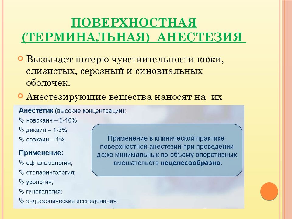 Поверхностная анестезия. Терминальная поверхностная анестезия. Терминальная анестезия препараты. Анестетики применяемые для терминальной анестезии. Осложнения поверхностной анестезии.