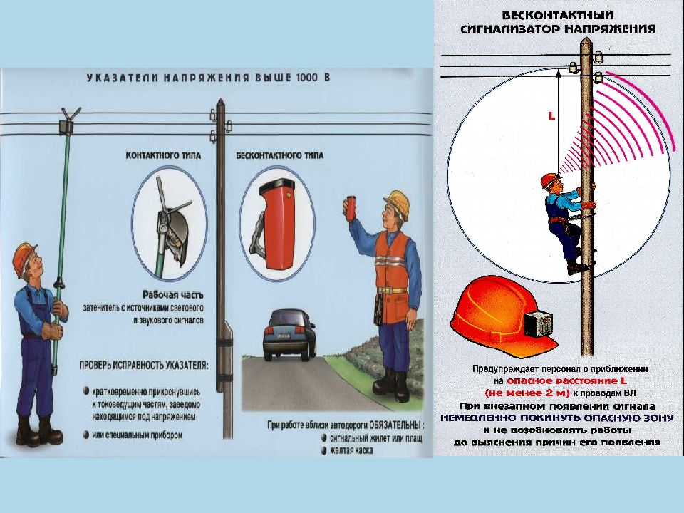 Схемы работы под напряжением в электроустановках