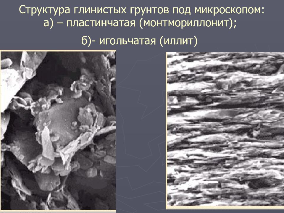 Структура глинистых. Структура глинистых. Структура строение монтмориллонита. Структура глинистых. Структура глинистых.