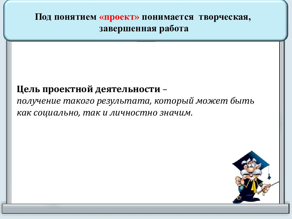 Структура индивидуального школьного проекта - презентация