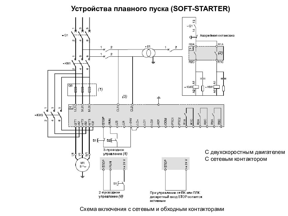 Устройство пуск. Плавный пуск электродвигателя схема подключения. Как подключить устройство плавного пуска электродвигателя. Устройство плавного пуска схема электрическая принципиальная. Принципиальная схема подключения устройства плавного пуска ламп.