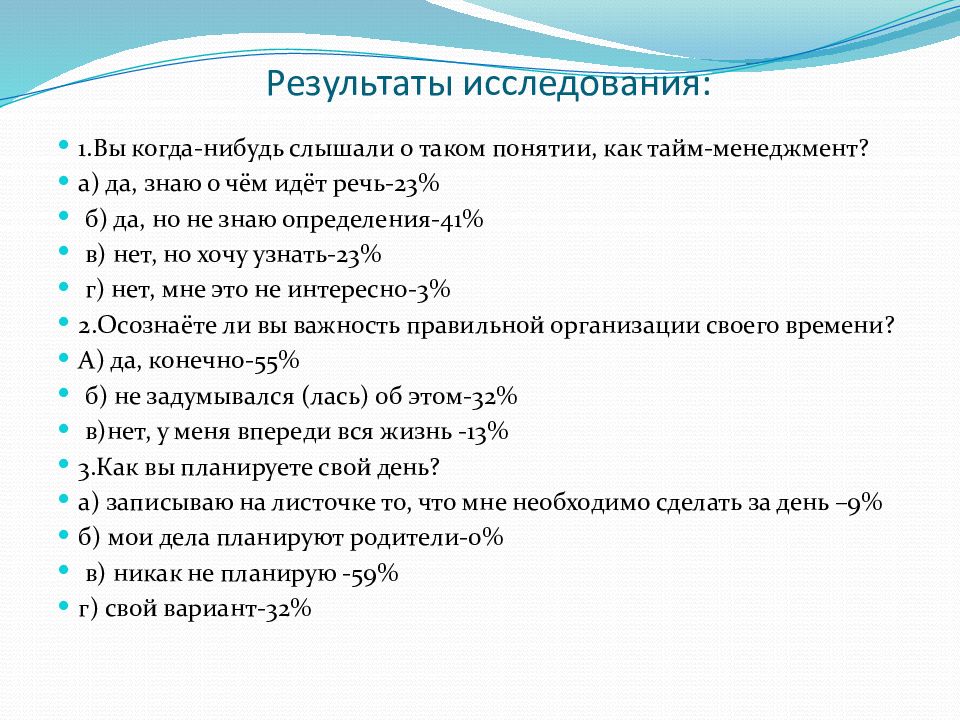 Презентация по тайм менеджменту для студента