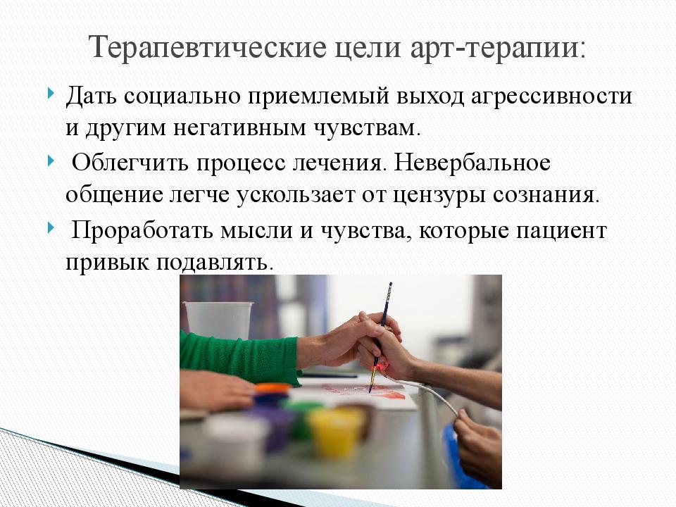 Методы арт терапии презентация