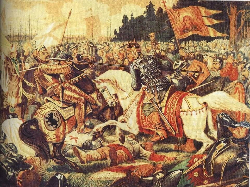 Невская битва 1240. Захват новгорода шведскими войсками