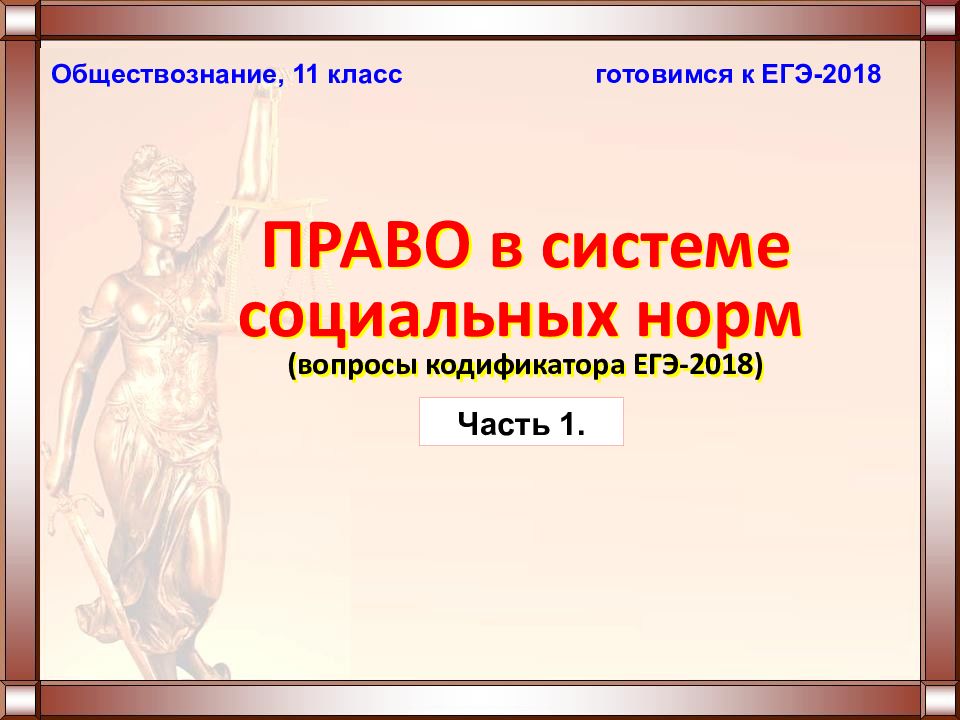 Презентация егэ право в системе социальных норм