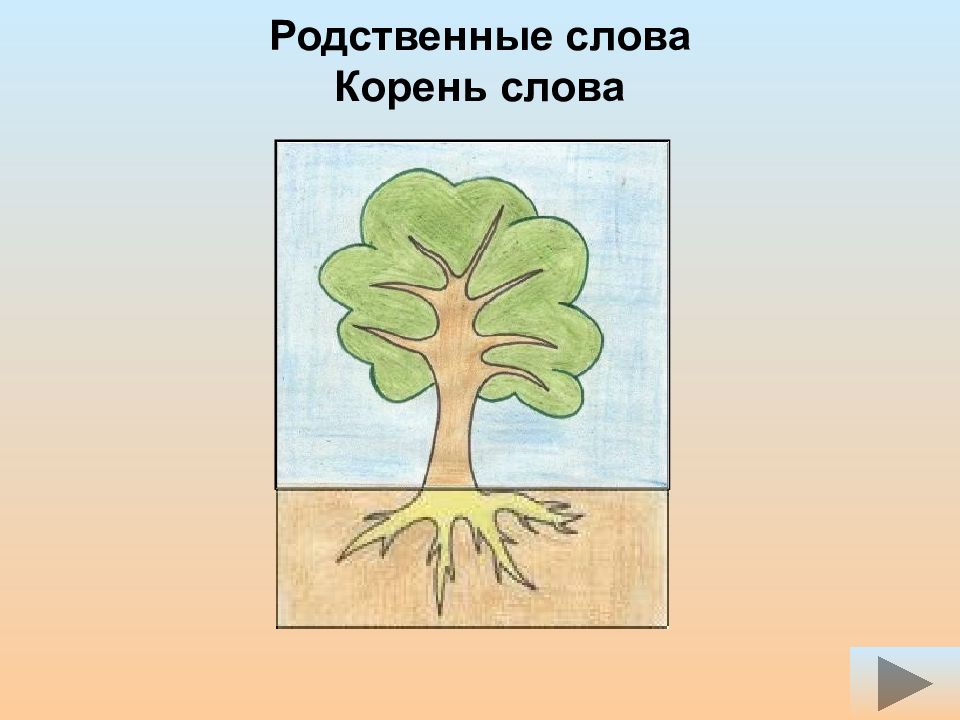 Корень в слове рисунок и рисовать и нарисованный