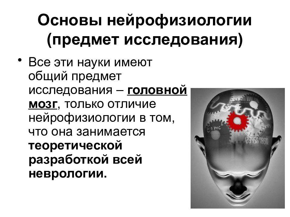 Нейрофизиология. Предметнейрофизиологи. Предмет исследования нейрофизиологии. Изучение нейрофизиологии. Задачи нейрофизиологии.