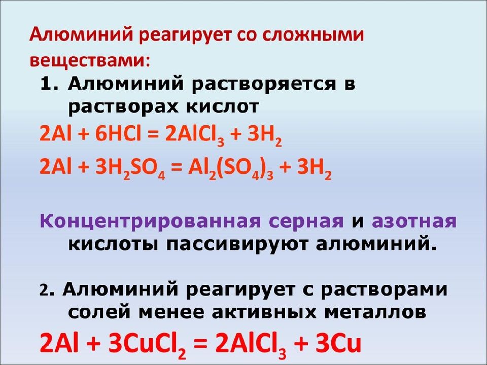 Какие металлы реагируют при комнатной температуре