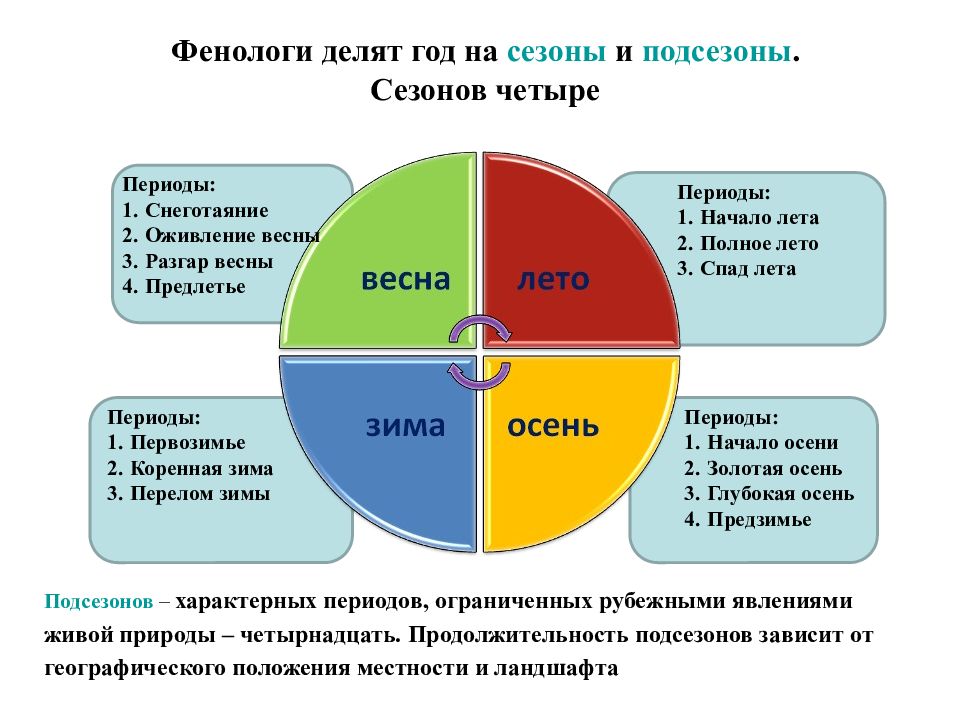 Презентация фенологические наблюдения за сезонными изменениями в природе 5 класс