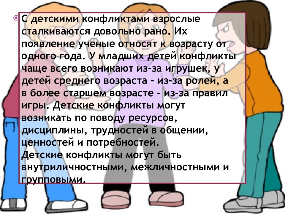 Конфликты с родителями презентация