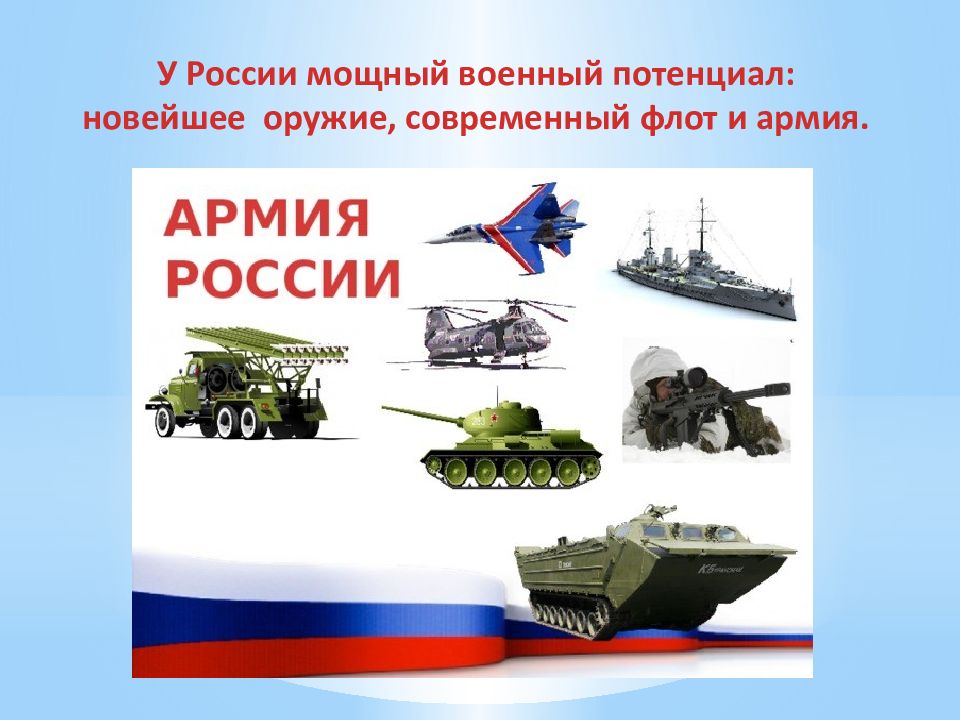 Россия сильна военная