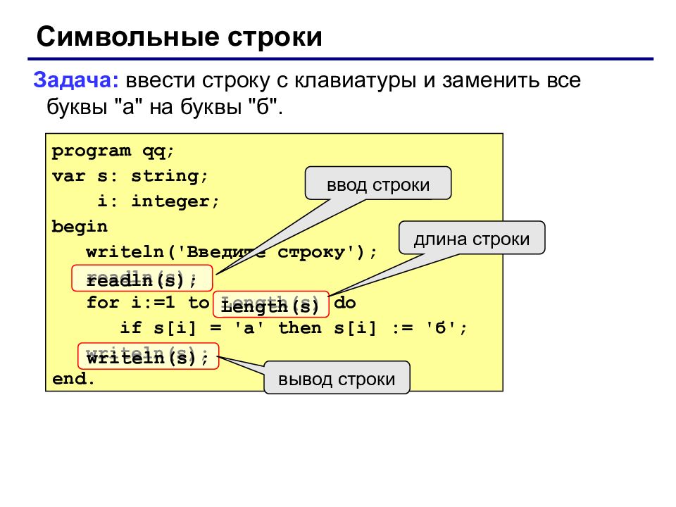 Программирование на языке паскаль презентация