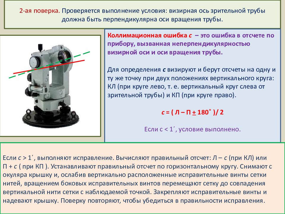 Каким образом проверяется. Поверки теодолита 2т30 кратко. Поверки и юстировки теодолита 2т30п. Ось вращения теодолита т30. Коллимационная ошибка теодолита 2т30.