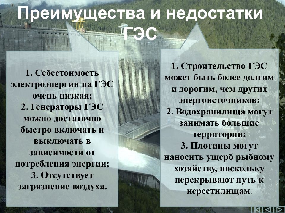 Экологические последствия использования тепловых атомных и гидроэлектростанций презентация