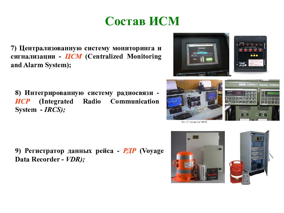 Мониторинг сигнализации. Централизованная система мониторинга сигнализации. Состав интегрированных систем ходового мостика. Интегрированная система радиосвязи. ISMS система.