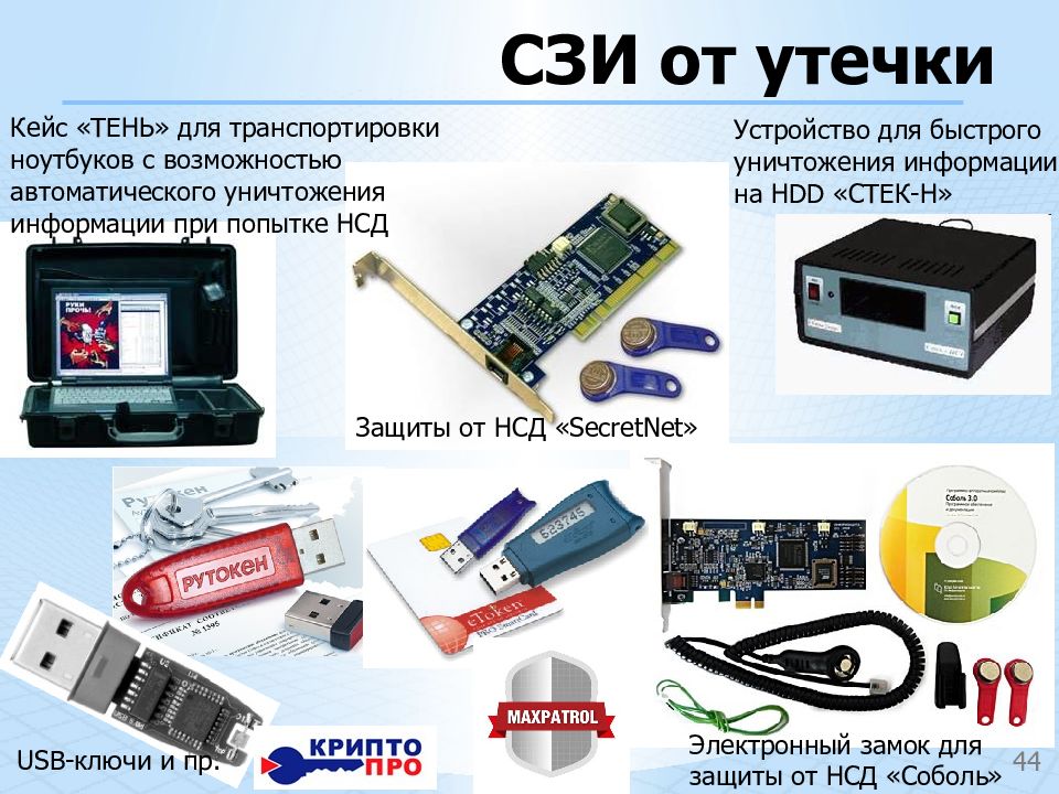 Презентация аппаратные средства защиты информации презентация