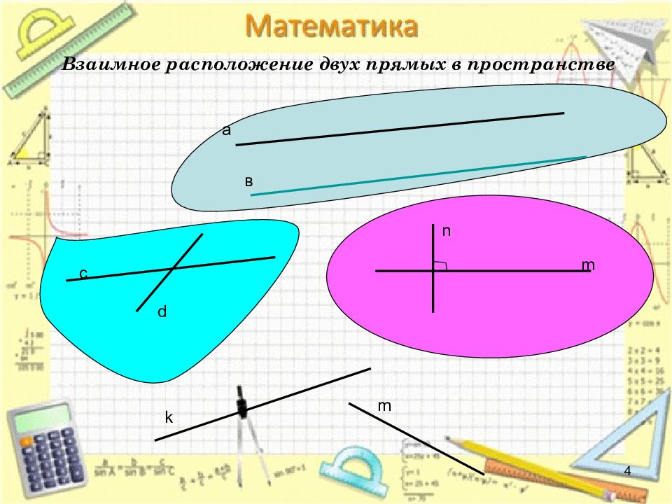 Расположение двух прямых в пространстве. Взаимное расположение двух прямых в пространстве. Взаимное расположение перпендикулярных прямых в пространстве. Взаимное расположение 2 прямых в пространстве. Пространство это в математике.