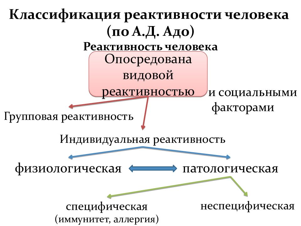 Типы реактивности. Классификация реактивности. Реактивность организма классификация. Реактивность организма презентация. Специфическая реактивность.