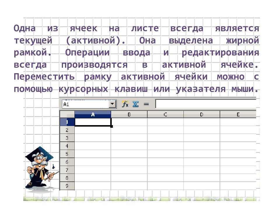 Электронные таблицы презентация