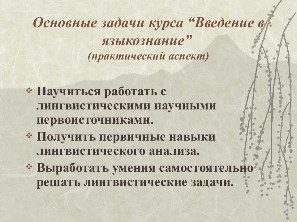 Двойник в языкознании. Основные задачи языкознания. Задачи курса Введение в Языкознание. Практические задачи лингвистики.