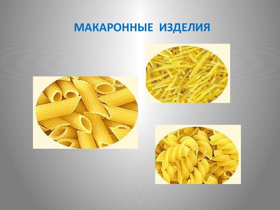 Макаронные изделия блюда названия