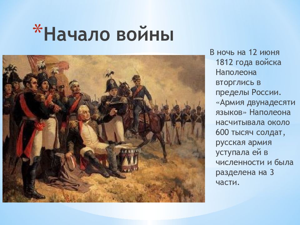 Отечественная война 1812 проект презентация