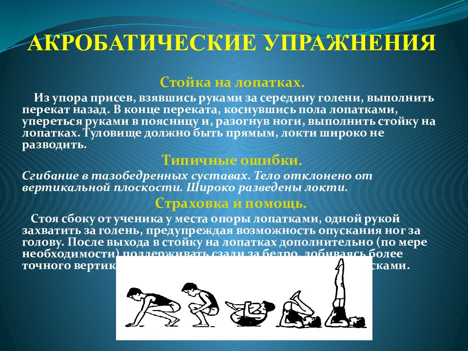 Сочетание акробатических элементов. Акробатические упражнения. Акробатические упражнения стойка. Акробатическое упражнение стойка на лопатках. Акробатические упражнения в гимнастике.