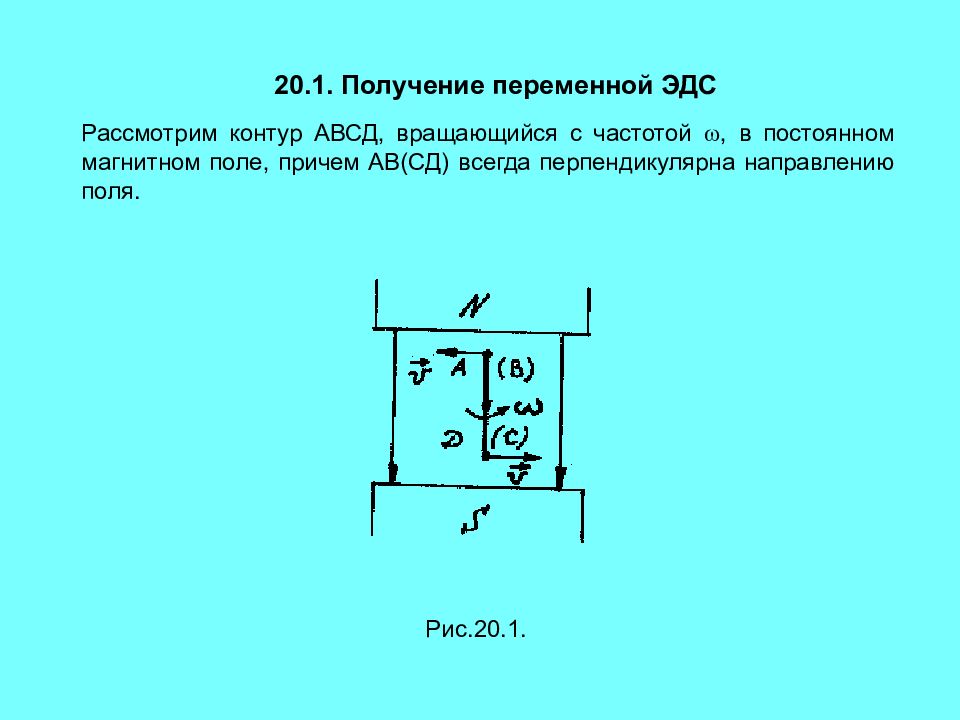 Сопротивление индуктивность емкость. Получение переменной ЭДС. Получение переменной электродвижущей силы схема. ЭДС переменного тока. Переменная ЭДС.