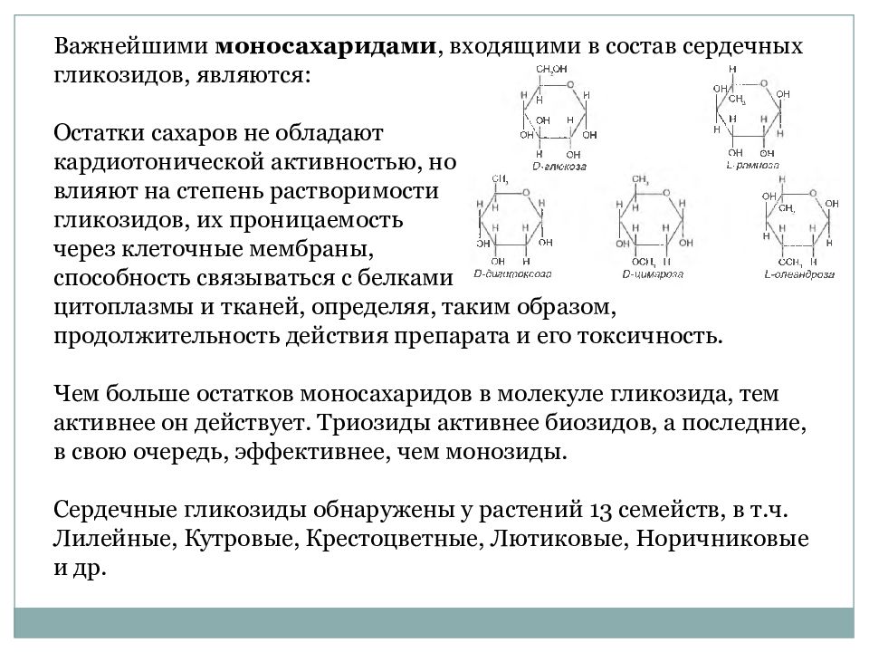 Является входит в состав. Важнейшие моносахариды, входящие в состав сердечных гликозидов. Состав сердечных гликозидов. Кардиотонические гликозиды. Вторичные сердечные гликозиды.