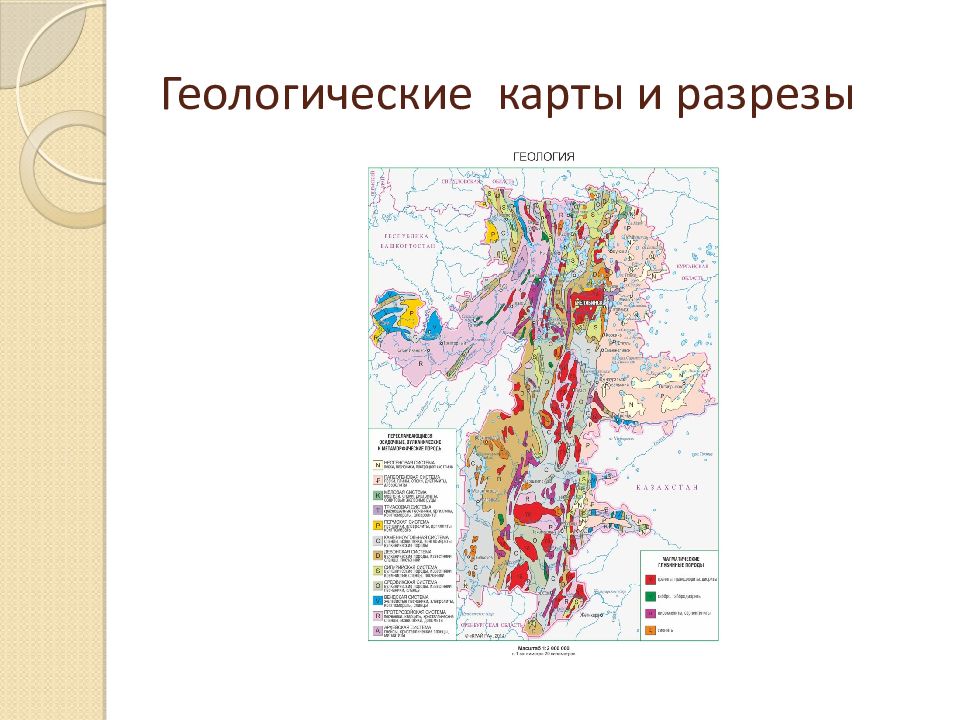 Геологические карты и разрезы
