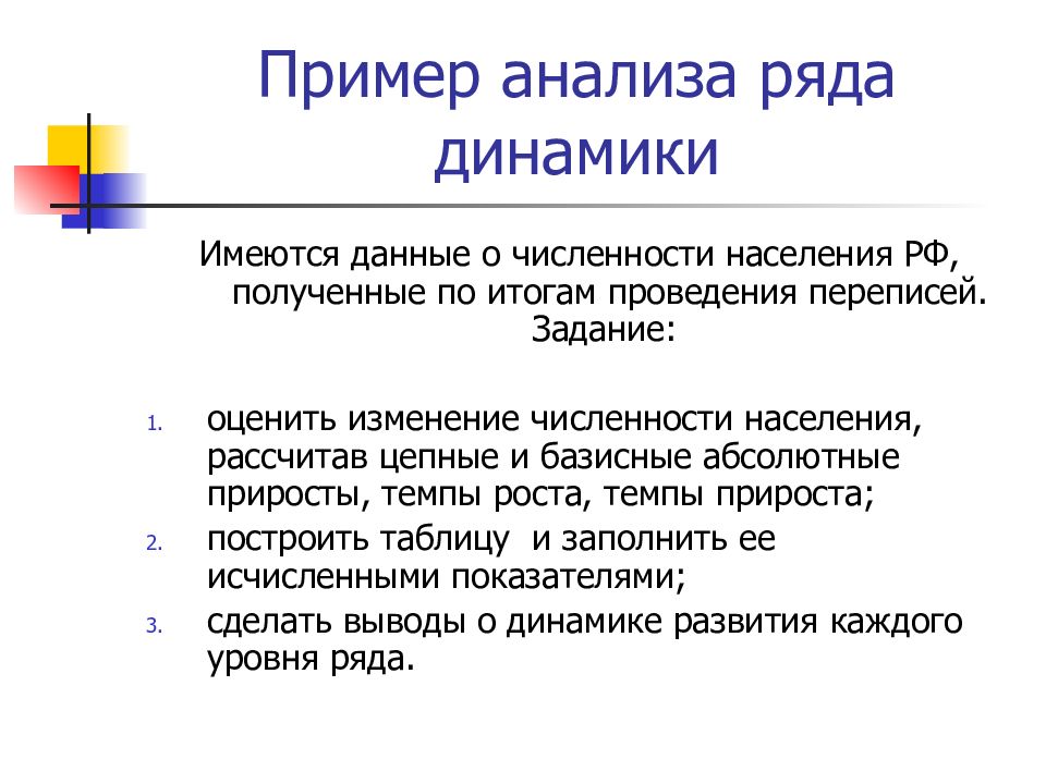 Анализ рядов динамики. Ряды динамики в статистике примеры. Динамический ряд пример. Анализ динамического ряда пример.