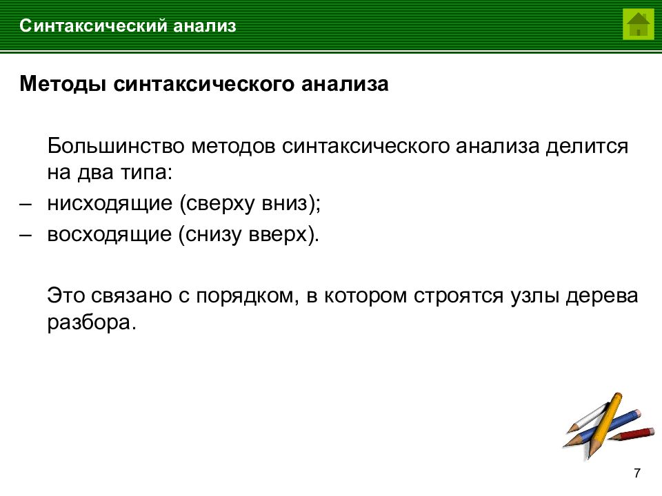 Задание 2 синтаксический анализ как художник создает пейзажную картину