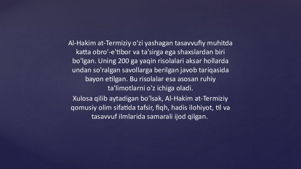 Hadisshunoslik va mashhur muhaddislar Hadisshunoslik va mashhur muhaddislar