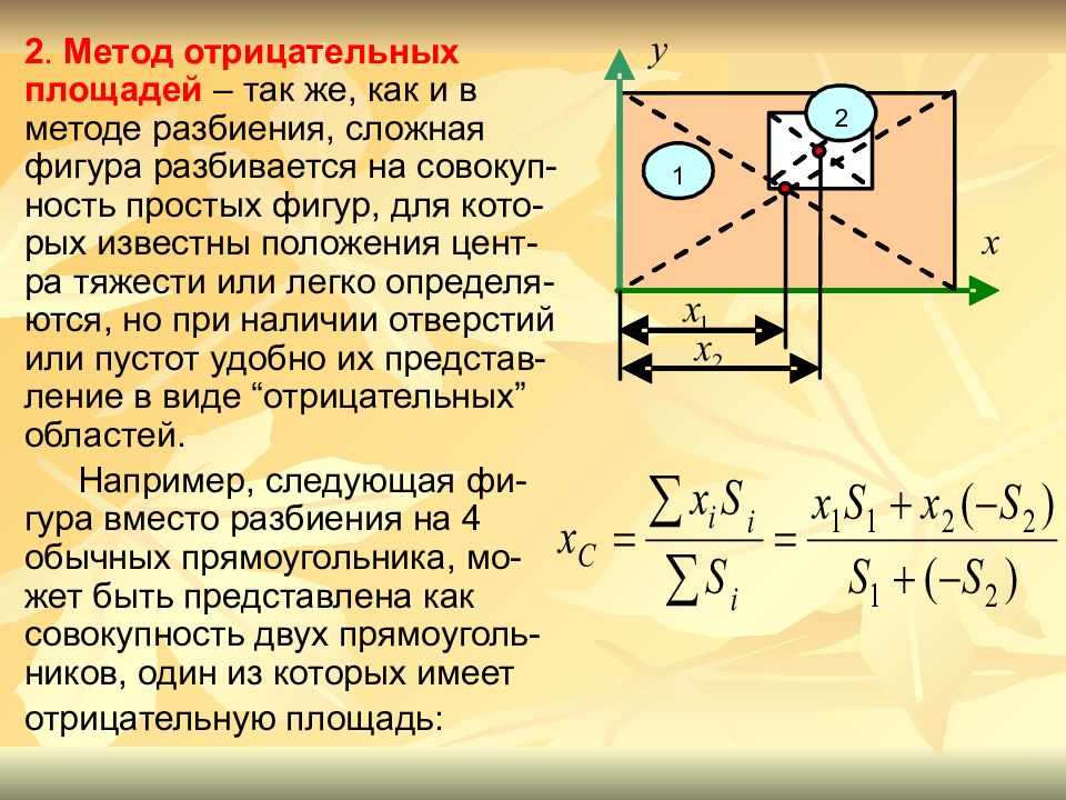 Центр тяжести однородных тел