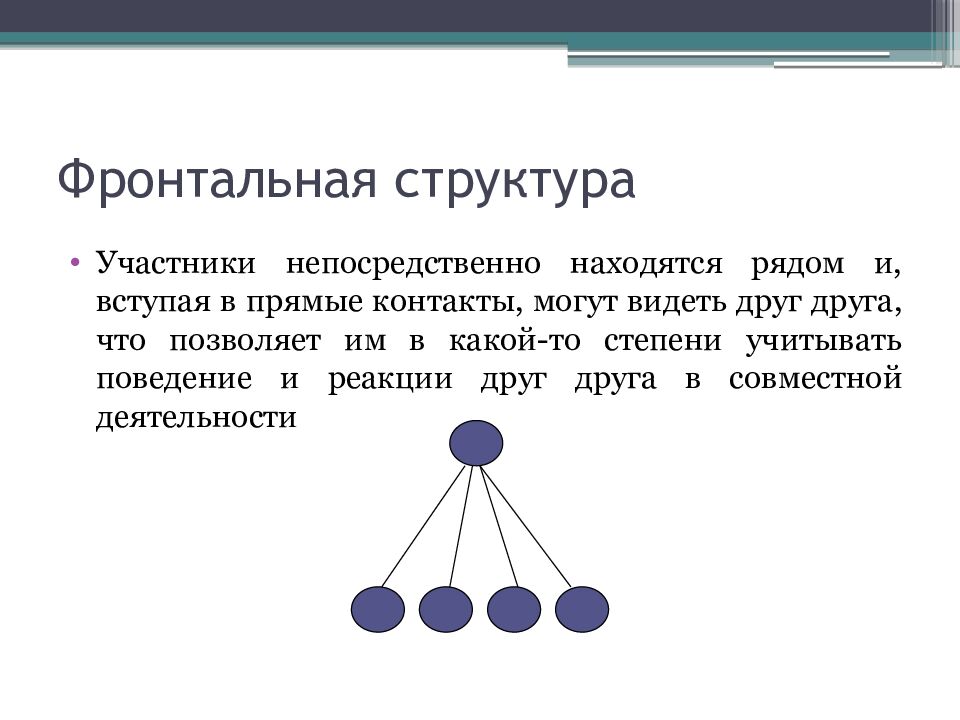 Фронтальная структура