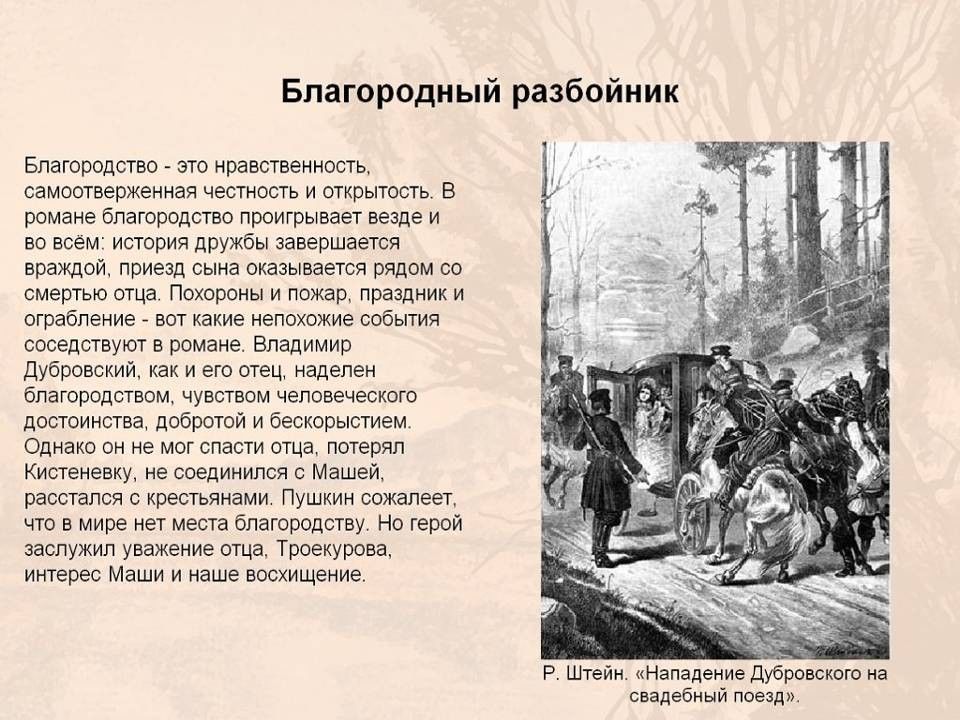 План урока бунт крестьян в повести а с пушкина дубровский