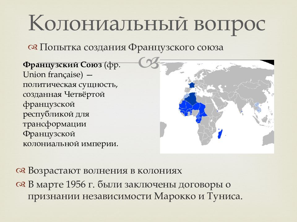 4 Республика во Франции. Четвертая французская Республика на карте. Четвёртая Республика (1946—1958). Складывание колониальной системы.