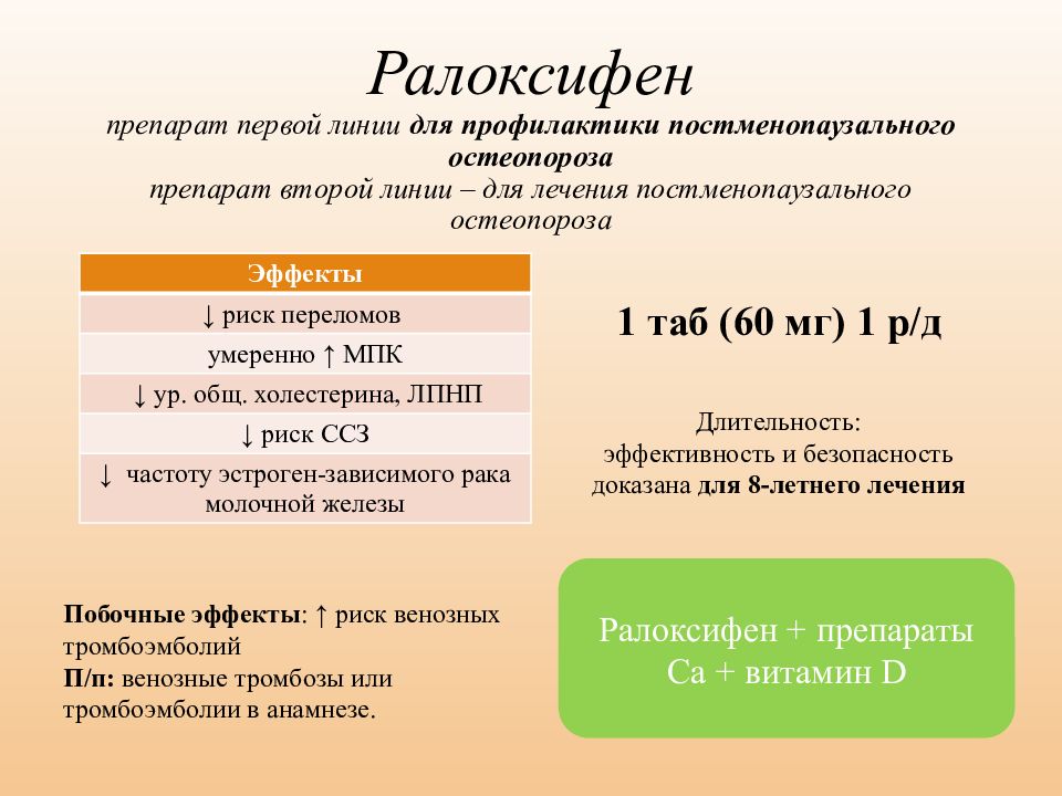 Лечение остеопороза у пожилых женщин препараты схема