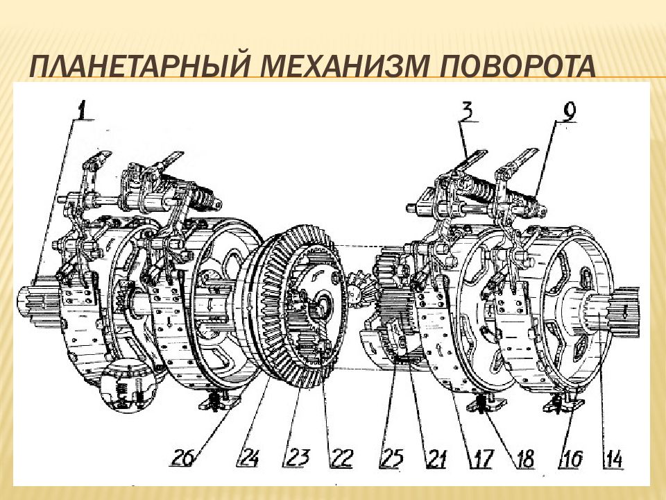 Дт 75 передачи схема