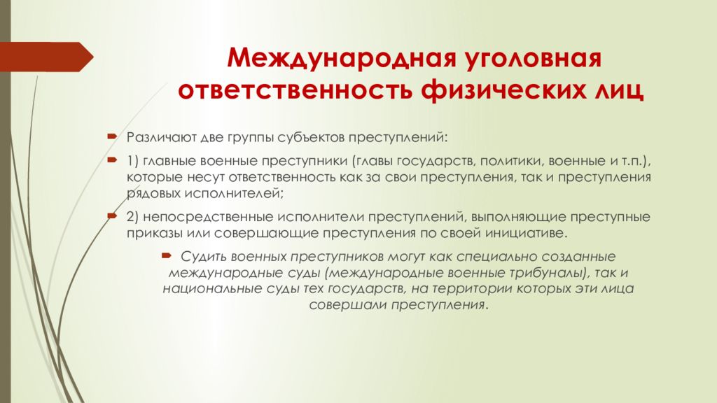 Брокер несет ответственность. Международная уголовная ответственность физических лиц. Физ лицо это уголовная ответственность. Уголовная ответственность в международном праве.