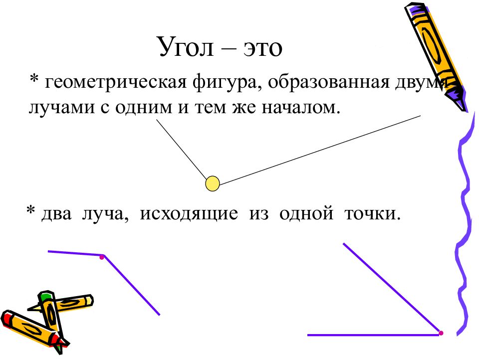 Угол презентация 4 класс