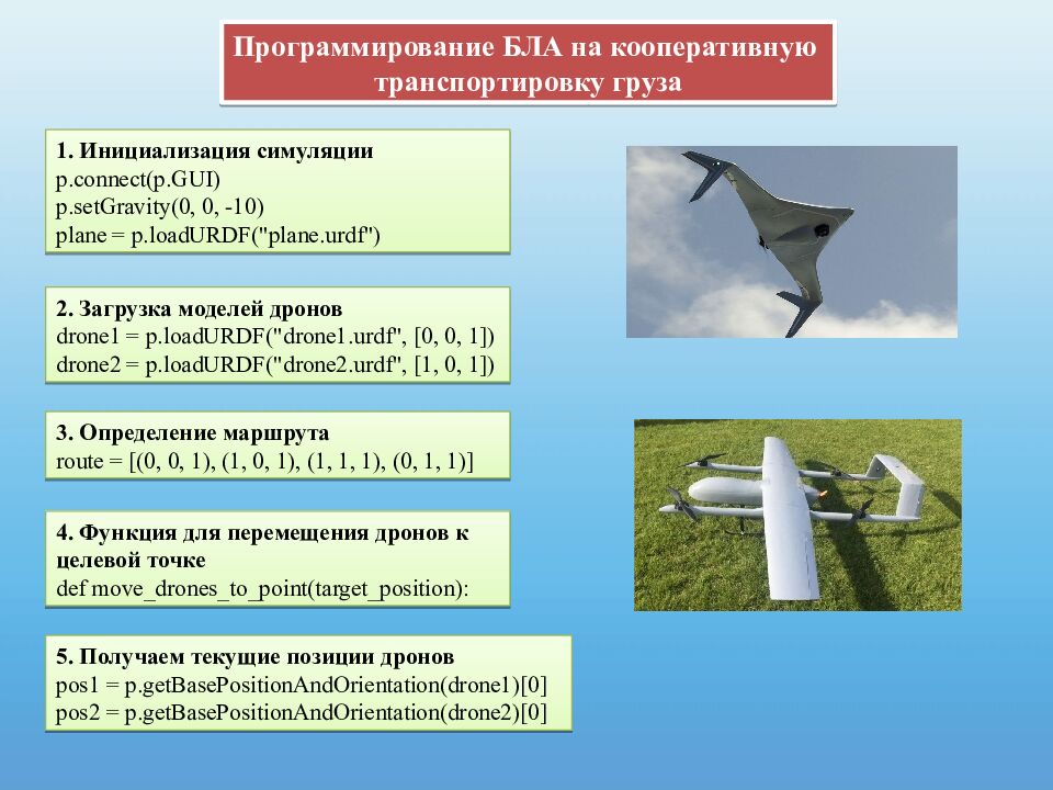 Практическая работа « Взаимодействие БЛА» Труд (технология) 9 класс