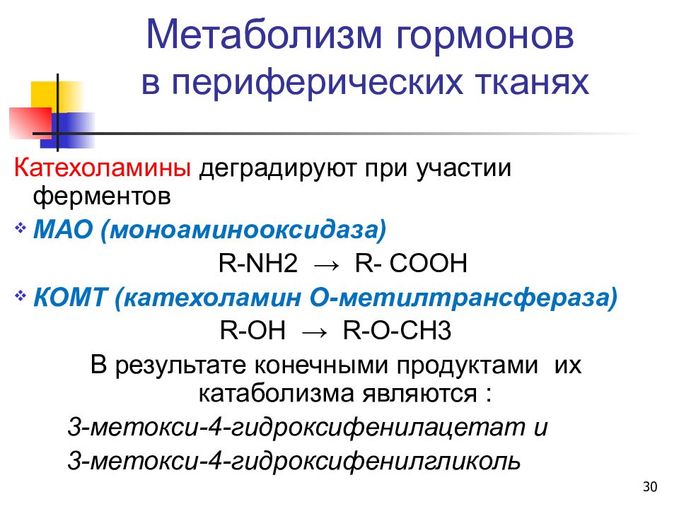 Гормоны биохимия презентация