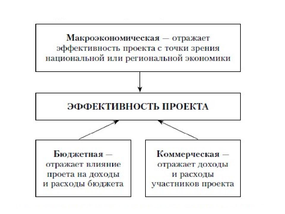 Эффективность участия государства в проекте с точки зрения расходов и доходов